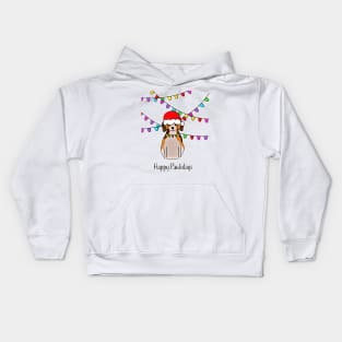 happy pawlidays Kids Hoodie